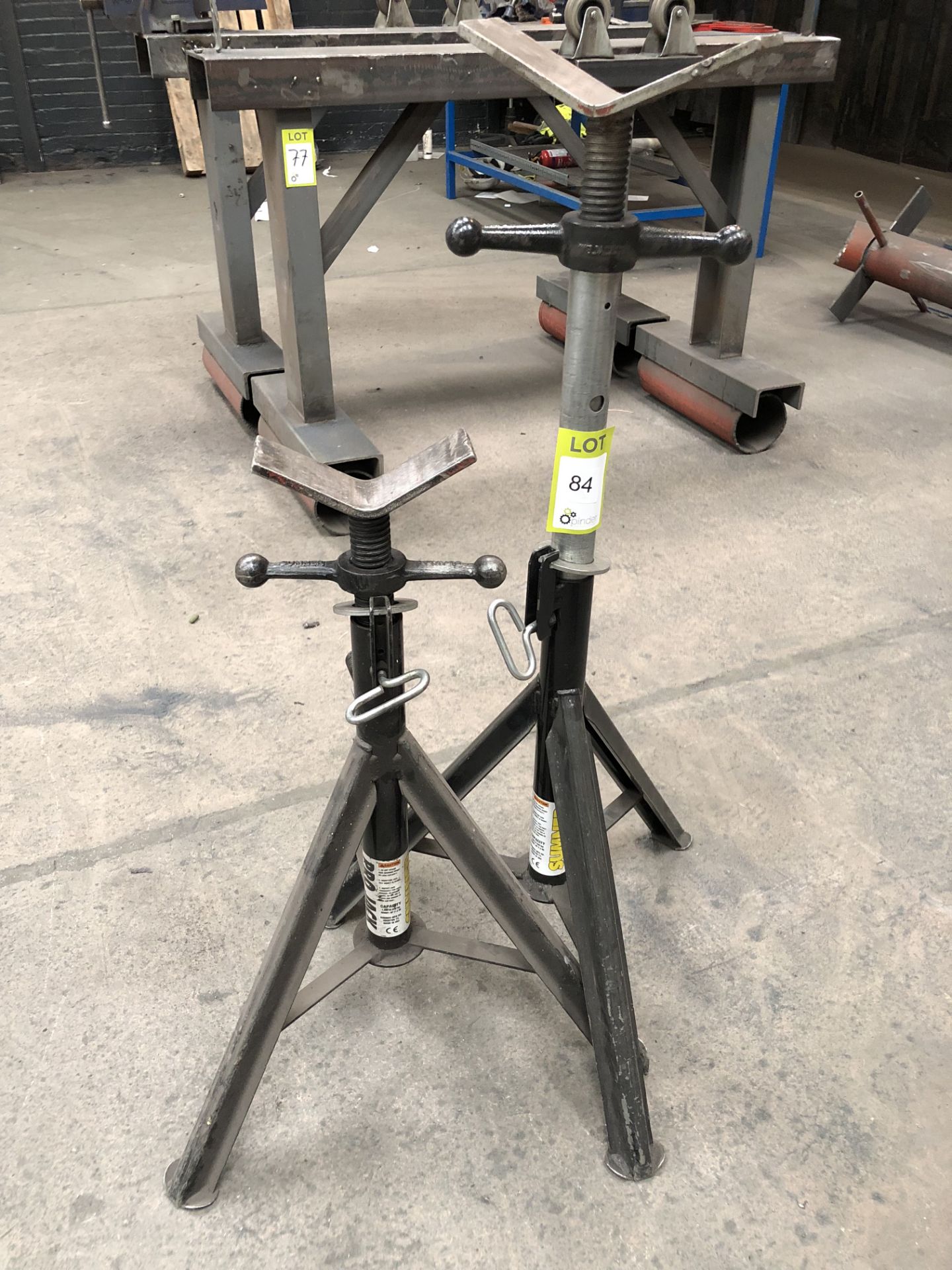 Pair adjustable Work Stands (located in Bay 3b)