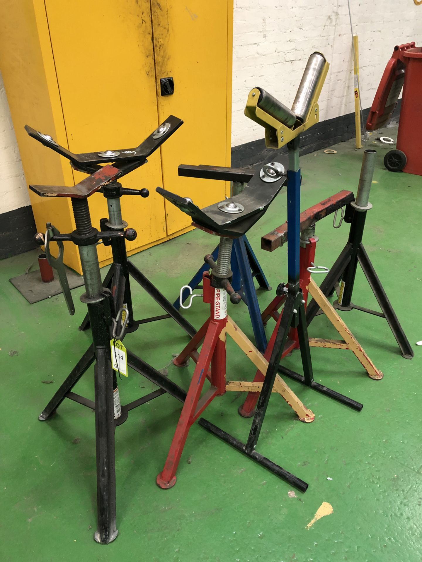 7 various adjustable Work Stands (located in Bay 3)
