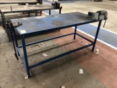Steel fabricated Workbench, 1800mm x 800mm, with S