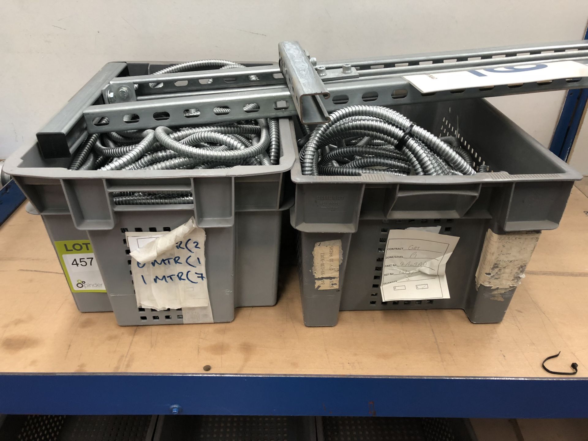 Quantity flexible Cable Sheath, to 2 bins (located in Bay 4)