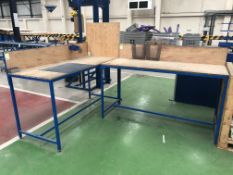 2 steel framed Workbenches (located in Bay 4)