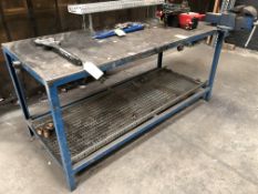 Fabricated Workbench, 1800mm x 800mm with engineers vice (located in Bay 3b)