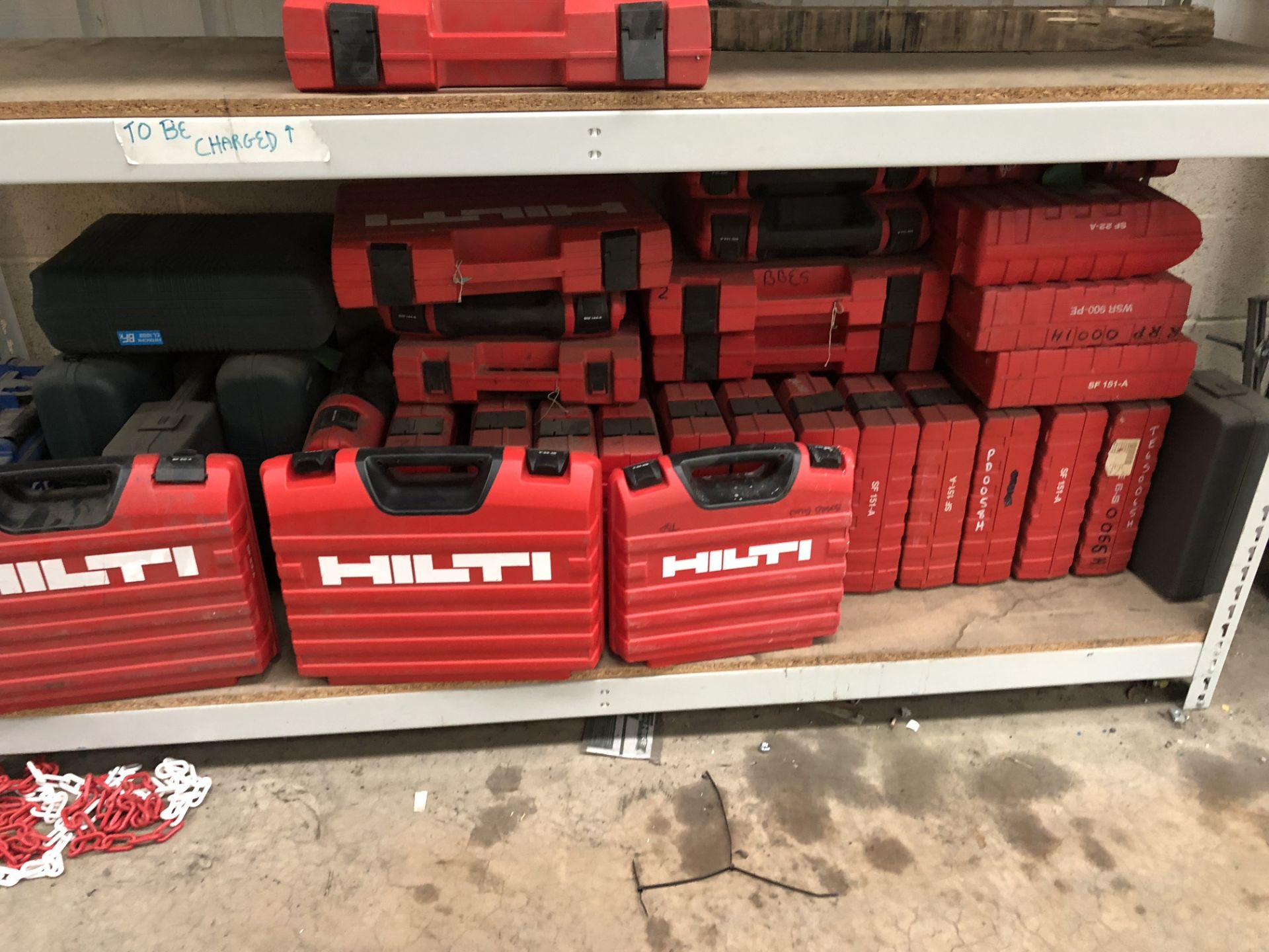 Large quantity Hilti Tool Boxes, to rack (located in Bay 4) - Image 3 of 3