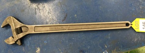Bahco adjustable Wrench, size 87 (located in Bay 3)