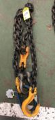 Single leg Lifting Chain, with shorteners, 5.3tonnes (located in Bay 3)