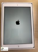 iPad Air Wifi Cellular 16GB PD7948/A, with charger, lead and original box, factory reset (located in