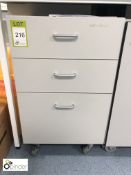 Mobile 3-drawer Unit, 500mm wide (located in Room F)