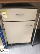 Mobile single drawer Cupboard, 500mm wide, grey (located in Room E)