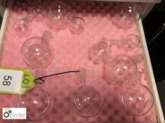 Quantity Laboratory Glassware, etc to 2 drawers (located in Room E)