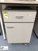 Mobile single drawer Cupboard, 500mm wide, grey (located in Room E)