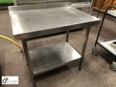 Stainless steel Preparation Table, 900mm x 650mm,