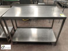 Stainless steel Preparation Table, 1220mm x 650mm,
