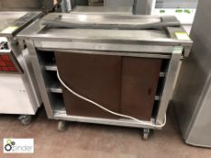 Stainless steel mobile Servery Cabinet