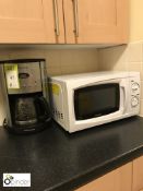 Microwave and Coffee Machine