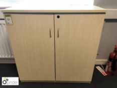 Ash effect double door Cabinet, 1000mm x 430mm x 1000mm high (located in Suite 3, first floor)