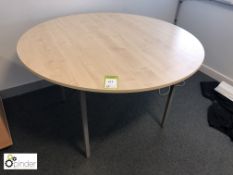 Beech effect circular Meeting Table, 1200mm diameter (located in Suite 4, first floor)