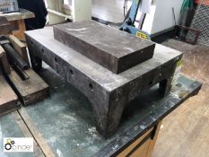 Cast Surface Table, 510mm x 350mm and Cast Block, 330mm x 170mm (located in W309, ground floor)