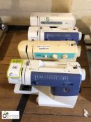 4 various Domestic Sewing Machines (located in Gymnasium, basement)
