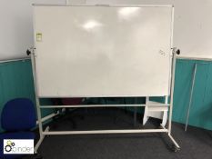 Mobile Dry Wipe Board, 1800mm wide x 1200mm high (located in W306, ground floor)