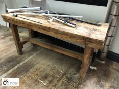Timber Workbench, 1500mm x 480mm (located in W331, ground floor)