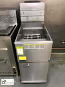 Pitco stainless steel gas fired single basket Deep Fat Fryer (located in Wheelright Refectory,