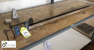 2 Sash Clamps, 1340mm x 1140mm (located in W311, ground floor)