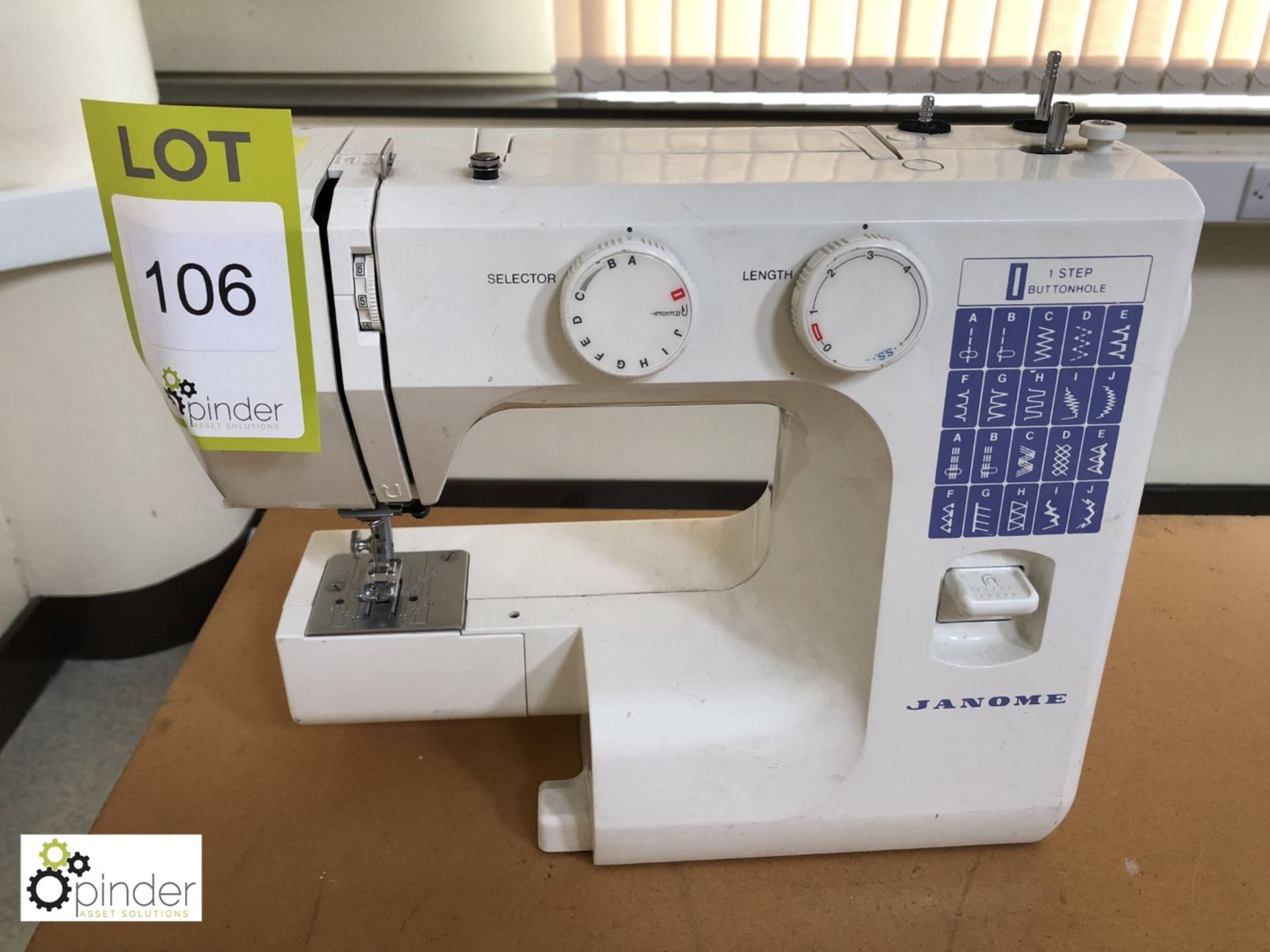 Janome Sewing Machine (located in W602, level 6)