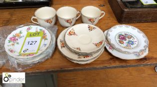 Quantity China Cups and Saucers by Alfred Meakin (located in W602, level 6)