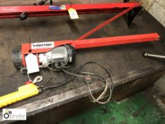 Warrior Electric Hoist, 250kg capacity, with pendant control and jib