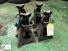 Set 4 Polco Axle Stands, 3tonne capacity