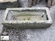 York Stone Trough, 760mm x 340mm x 220mm deep