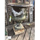 Original Victorian cast iron Urn by Handy Side Derby 720mm high