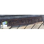 Street Sign “Pearl Street” 1040mm x 170mm
