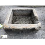 York Stone Trough, 440mm x 410mm x 230mm deep