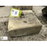 York Stone Foot Scraper Base, 290mm x 290mm