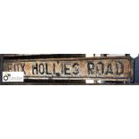 Street Sign “Fox Hollies Road” 1460mm x 230mm