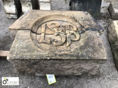 Yorkshire carved stone Feature “LSB”