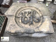 Yorkshire carved stone Feature “1876”