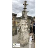 Original stone Obelisk from St. Mary’s Church, Beverley approx. 2700mm high