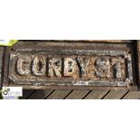 Street Sign “Corbey Street” 510mm x 170mm