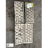 4 cast iron Victorian Air Bricks