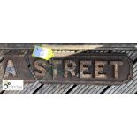Part Street Sign 700mm x 170mm
