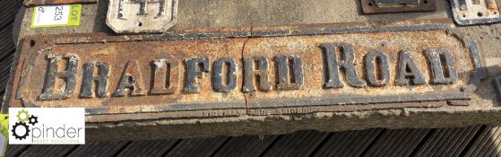 Street Sign “Bradford Rd” 1000mm x 200mm