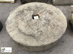 York Mill Stone, 840mm diameter x 220mm thick