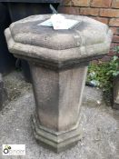 York Stone Column with original Sundial Plate Circa 1900’s, 910mm