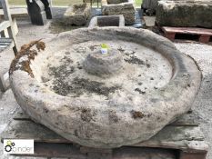 Yorkshire Grit Stone Mexican Hat Pig Trough 1360mm diameter x 330mm deep