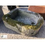 Yorkshire Stone Pump Trough, 640mm x 460mm x 230mm