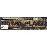 Street Sign “Zetland Place” 1330mm x 250mm