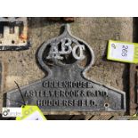 Sign ABC Greenhouse by Astley Brook & Co Ltd