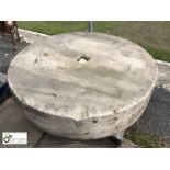York Mill Stone, 1350mm diameter x 300mm thick